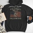 My Favorite Volleyball Player Calls Me Dad USA Flag Men Hoodie My Favorite Volleyball Player Calls Me Dad USA Flag Men Hoodie