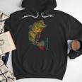 Fishing Shirts PEACOCK BASS Fishing Art Shirt For Dad Men Hoodie