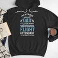 Flight Attendant Shirt For Dad Father Flight Attendant Men Hoodie