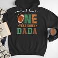 Football 1st Year One Down Dada Birthday For Dad Daddy Men Hoodie