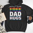 Free Dad Hugs Pride Flag Month LGBTQ Transgender Support Men Hoodie Free Dad Hugs Pride Flag Month LGBTQ Transgender Support Men Hoodie