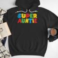 Gamer Aunt Super Auntie Gaming Matching Dad & Mom Kids Men Hoodie