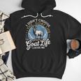 Goat Life Chose Me Rancher Farmer Goat Dad Goat Men Hoodie