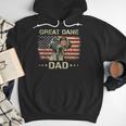 Great Dane Dad Dog Lovers American Flag 4th Of July Men Hoodie Great Dane Dad Dog Lovers American Flag 4th Of July Men Hoodie