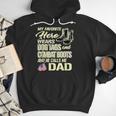 Hero Wears Dog Tags Combat Boots Proud Army Dad Father Men Hoodie
