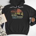 Hooked On Being Dad Fishing Dad Father's Day Men Hoodie