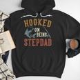 Hooked On Being Stepdad Father's Day Fishing Stepdad Men Hoodie Hooked On Being Stepdad Father's Day Fishing Stepdad Men Hoodie
