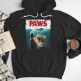 Humorous Paws Parody Cat Mouse For Cat Lover Cat Mom Cat Dad Men Hoodie
