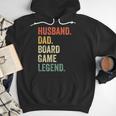 Husband Dad Board Game Night Legend Father Vintage Men Hoodie