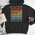 Husband Dad Grandpa 67 Year Old Legend 67th Birthday Vintage Men Hoodie