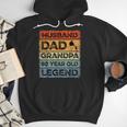 Husband Dad Grandpa 80 Year Old Legend 80th Birthday Vintage Men Hoodie