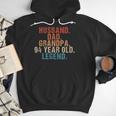 Husband Dad Grandpa 94 Year Old Legend 94th Bday Men Men Hoodie