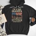 I'm A Dad Grandpa And Veteran Patriotic US Flag Veterans Day Men Hoodie