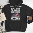 I'm A Dad Grandpa And A Veteran US Flag Veterans Day Men Hoodie
