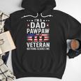 I'm A Dad Pawpaw And A Veteran Shirt Men Grandpa Fathers Day Men Hoodie