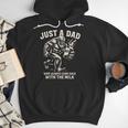 Just a Dad Who Always Came Back With The Milk Shirt Bigfoot Men Hoodie