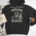 Just A Dad Who Always Came Back With The Milk Shirt Skeleton Men Hoodie