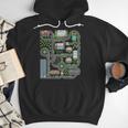 Kid Play Cars On Dad Back Race Track Mat Fathers Day Men Hoodie