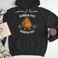 Kinda Fit Sorta Fat Gym Dad BOD Workout Apparel Men Hoodie Kinda Fit Sorta Fat Gym Dad BOD Workout Apparel Men Hoodie