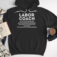 Labor Coach Delivery Checklist For New Dads Men Hoodie