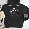 Lawn & Order Special Mowing Unit Dad Joke Men Hoodie Lawn & Order Special Mowing Unit Dad Joke Men Hoodie
