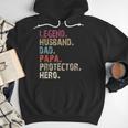 Legend Husband Dad Papa Protector Hero For Dad Men Hoodie
