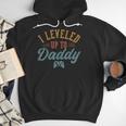 Leveled Up To Daddy Father To Be New Dad Men Hoodie