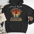 Lineman Dad Like A Regular Dad But Cooler Lineman Men Hoodie