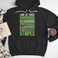 Look At Those Stripes Lawn Mowing Dad Lawn Mower Small Men Hoodie