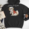 I Love Dad Tattoo Shih Tzu Dad Father's Day Men Hoodie