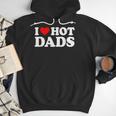 I Love Hot Dads Men Hoodie