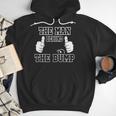 The Man Behind The Bump Baby Shower Shirts For Mom And Dad Men Hoodie