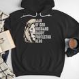 Man Of God Husband Daddy Protector Hero Lion Father's Day Men Hoodie