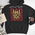 Marvel Iron Man Dad I Love You 3000 Text Fill Father's Day Small Men Hoodie Marvel Iron Man Dad I Love You 3000 Text Fill Father's Day Small Men Hoodie