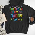 Master Builder Birthday Boy's Daddy Building Bricks Blocks Men Hoodie