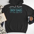 Men Boy Dad Est 2026 Newborn Daddy Father Baby Boy Son Men Hoodie