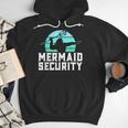 Mermaid Security Shirt Boys Swimmer Dad Merdad Trident Men Hoodie