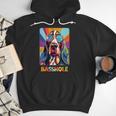 Mom & Dad Of a Basshole Basset Hound With Glasses -Adults Short Sleeve Men Hoodie