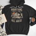 Mountains Aren't They'Re Hill Areas Dad Joke Word Pun Men Hoodie