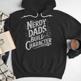 Nerdy Dads Build Character RPG Dice Father Humor Men Hoodie