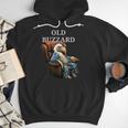 Old Buzzard Bird Old Man Grandpa Recliner Dads Joke Men Hoodie