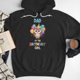 Owl Dad Birthday Party Dad Of The Birthday Girl Owl Men Hoodie