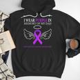 Pancreatic Cancer I Wear Purple In Memory Of My Dad Men Hoodie Pancreatic Cancer I Wear Purple In Memory Of My Dad Men Hoodie
