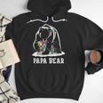 Papa Bear Autism Awareness Autism Matching Family Dad Men Hoodie