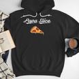 Papa Slice Pizza Belly Expectant Dad Pizza Pregnancy Reveal Men Hoodie