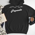 Papasito Bold Latino Dad Retro Text Men Hoodie