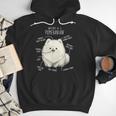 Pomeranian Anatomy Cute Pet Pom Mom Dog Dad For Men Women Girls Kids Men Hoodie