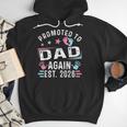 Promoted To Dad Again Est 2026 Vintage Dad Men Hoodie