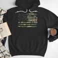 Promoted To Daddy Est 2026 Camo USA Flag New Dad 2026 Men Hoodie