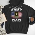 Proud To Be An Army Dad With American Flag Veteran Men Hoodie